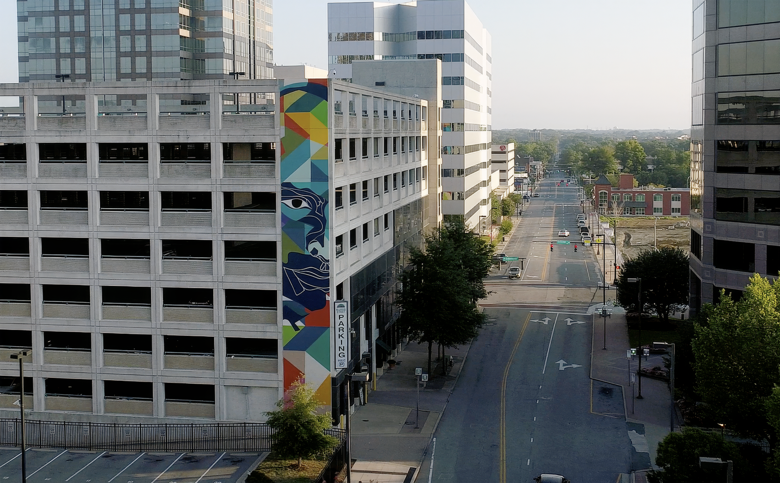 Thought Forms | Bellemeade Parking Deck | Greensboro, North Carolina
