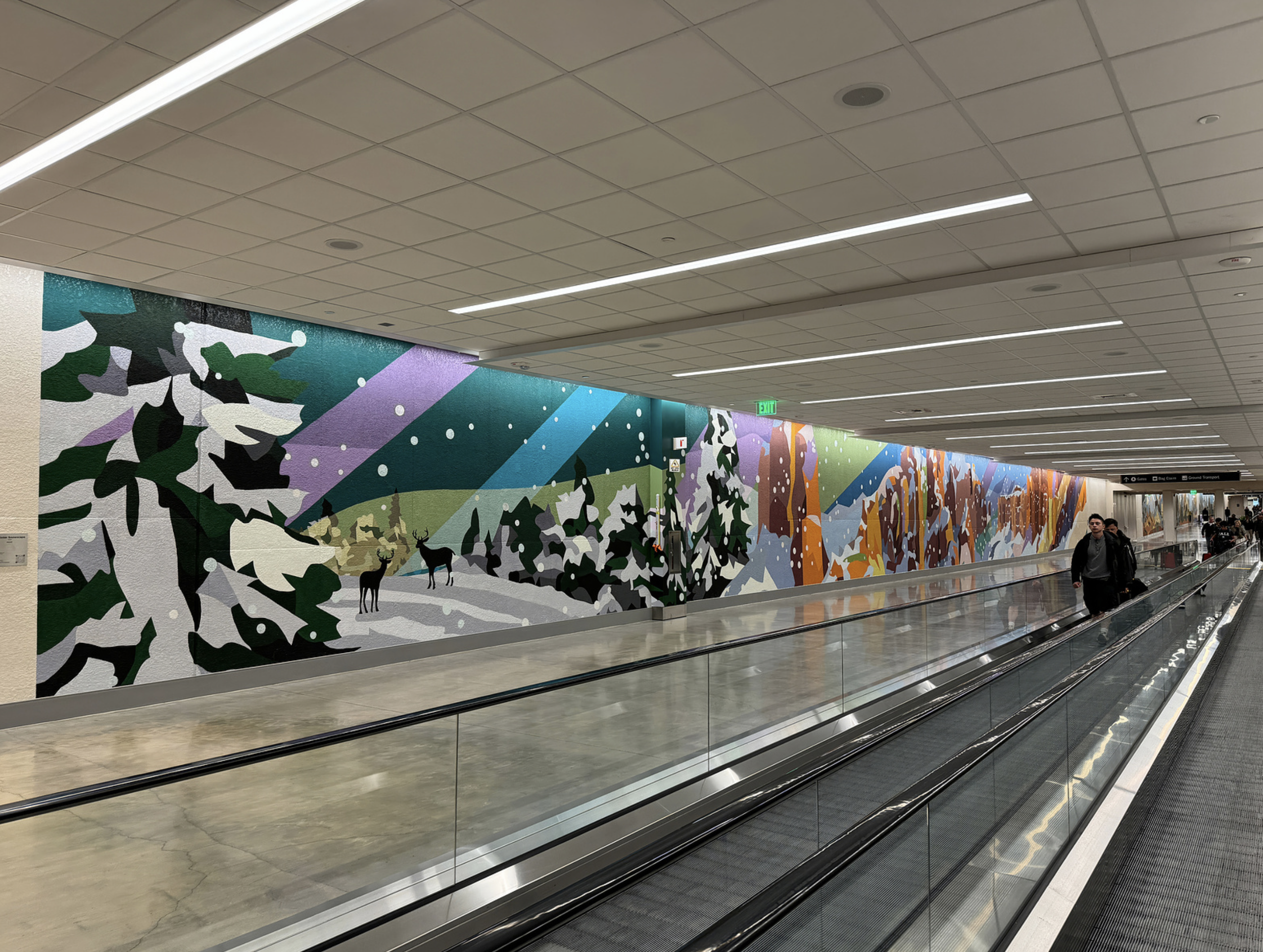 A Winter's Snowscape | Salt Lake City International Airport | Salt Lake City, Utah