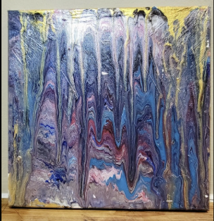 Bruised But Golden [2022] [Medium: Acrylic]