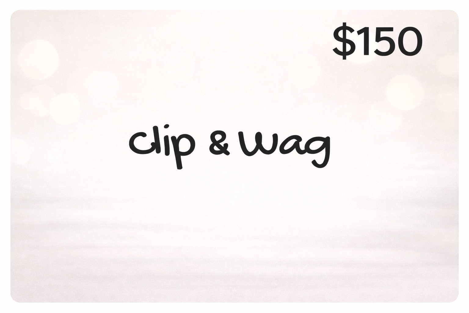 Clip & Wag dog harness and accessories gift card