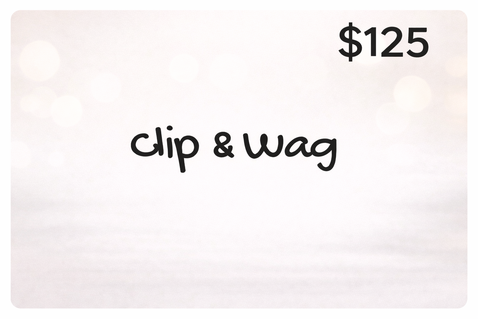 Clip & Wag dog accessories gift card