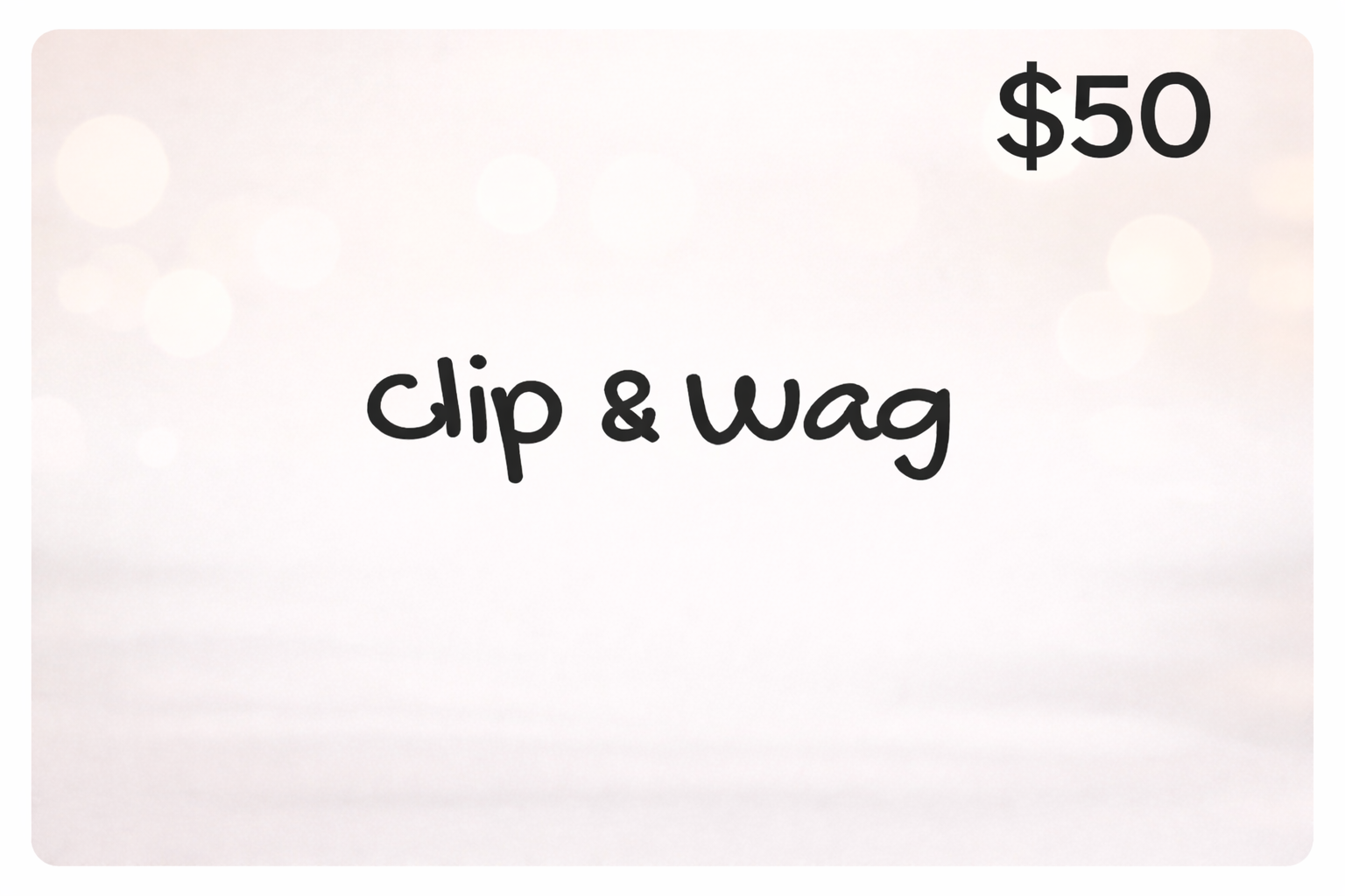 Clip & Wag dog harness and accessories gift card