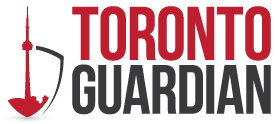 Toronto Guardian logo with red and black text