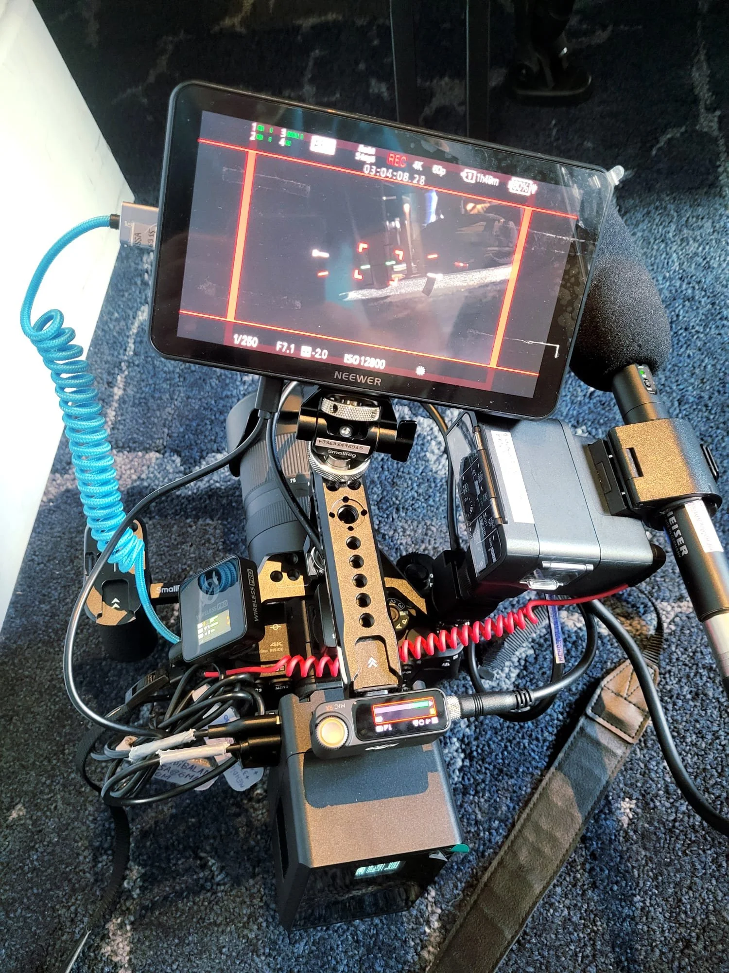 Shooting indoors in New Zealand.