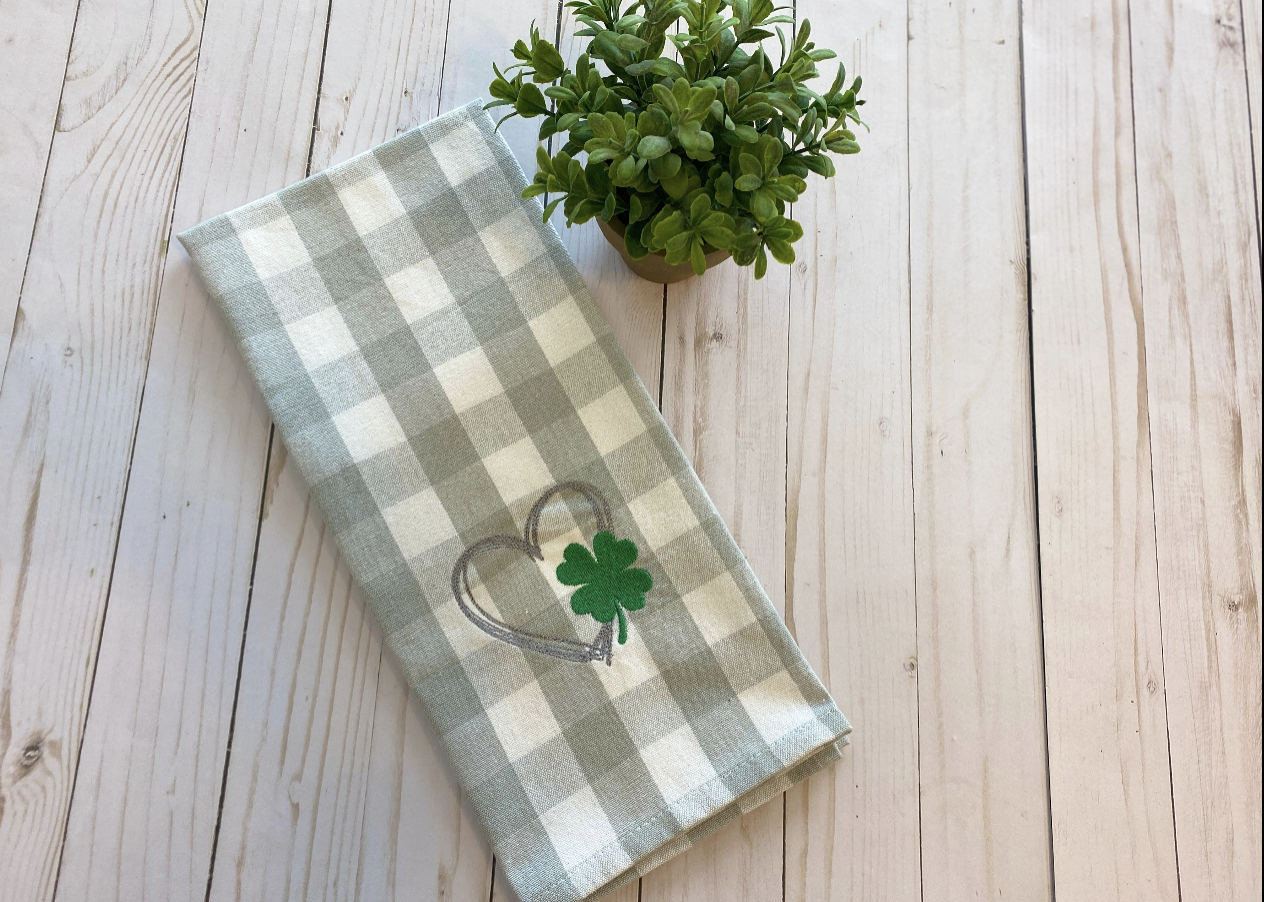 Embroidered Kitchen Towel