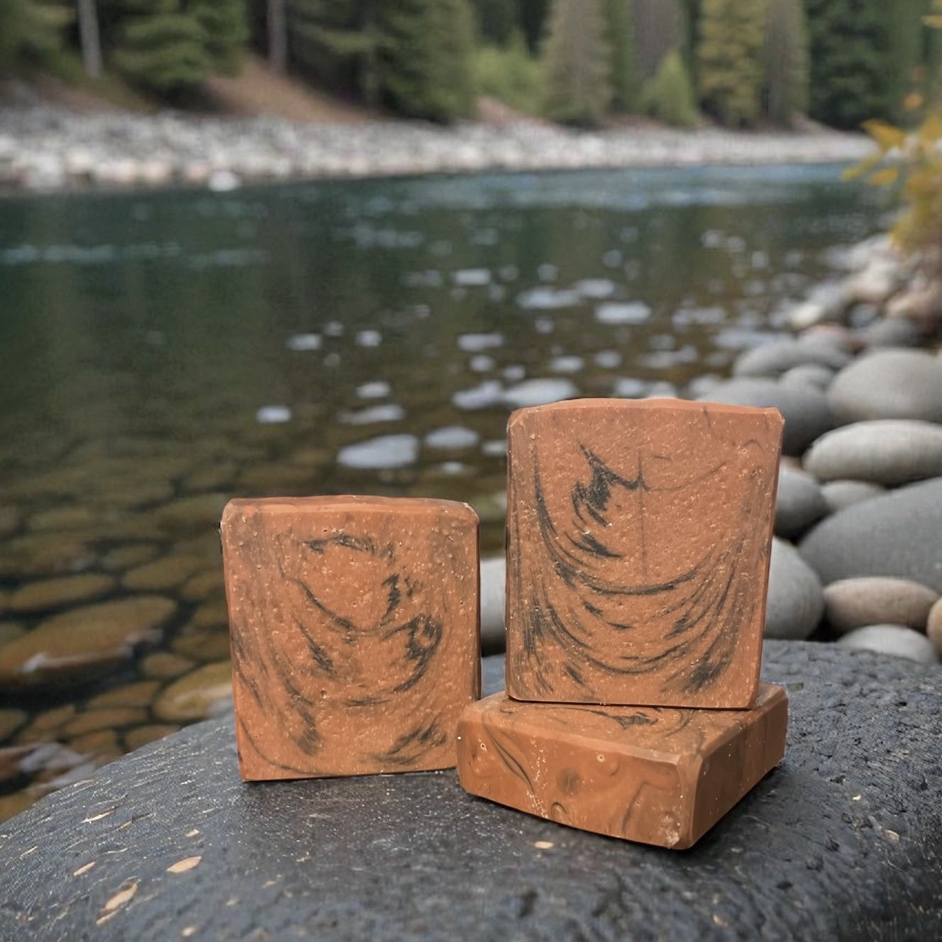 River Birch and Stone