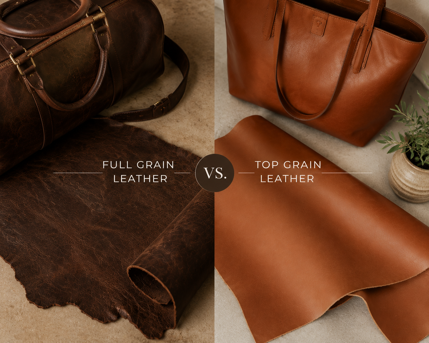 Full Grain vs Top Grain Leather: What's the Difference?