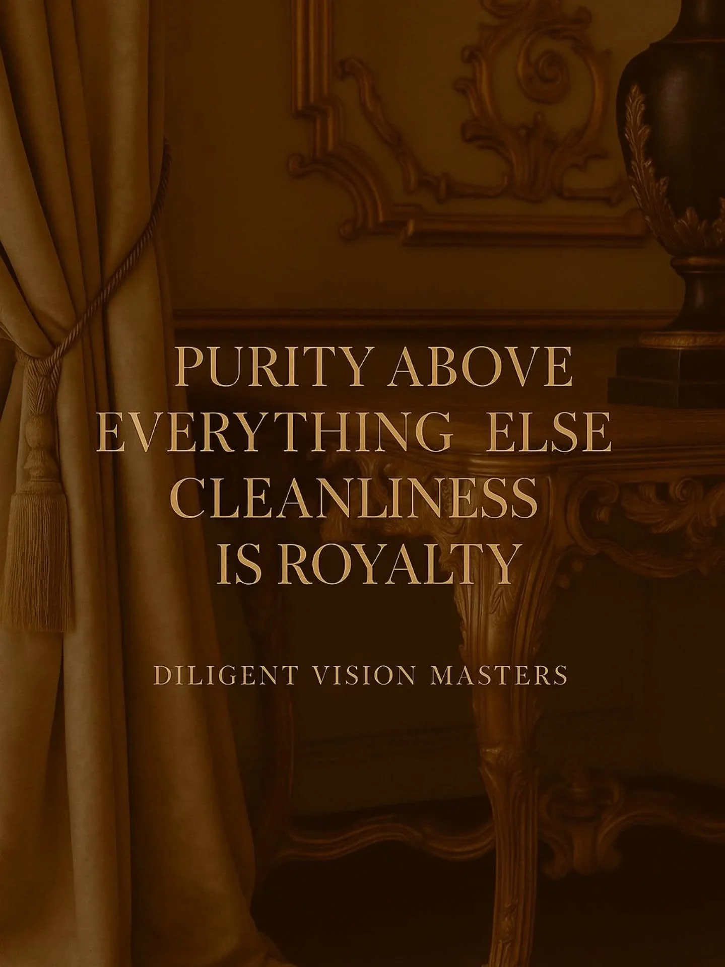 Purity isn&rsquo;t just about clean, it&rsquo;s about excellence, precision, and peace.

At Diligent Vision Masters, we treat every space like a masterpiece.

#luxurycleaning
#diligentvisionmasters
#LifestyleMaintenance