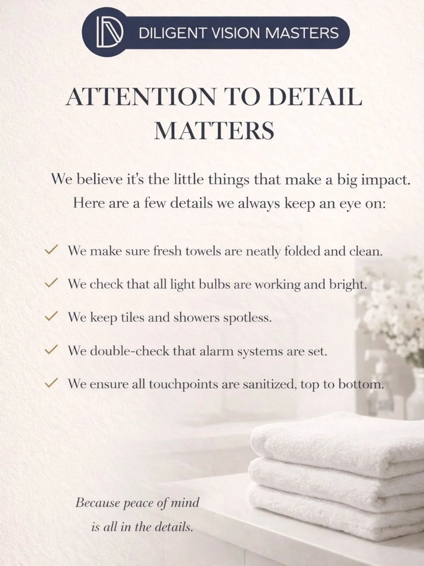 The difference is never the big things.
It&rsquo;s the details that are easy to miss and easy to ignore.