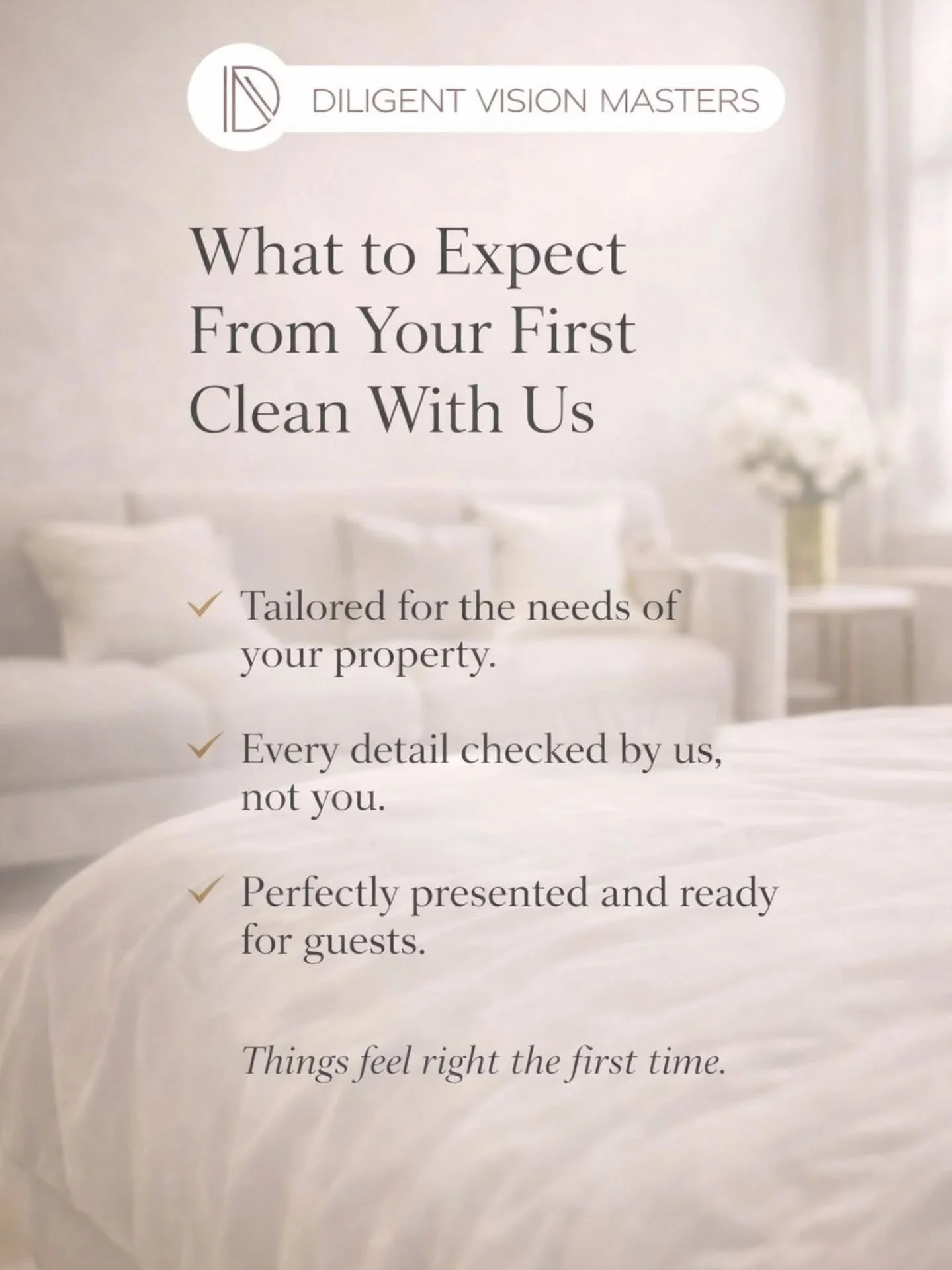 From the first visit, we focus on one thing:
making sure everything feels right, without you having to think about it or worry about it.

Diligent Vision Masters Ltd