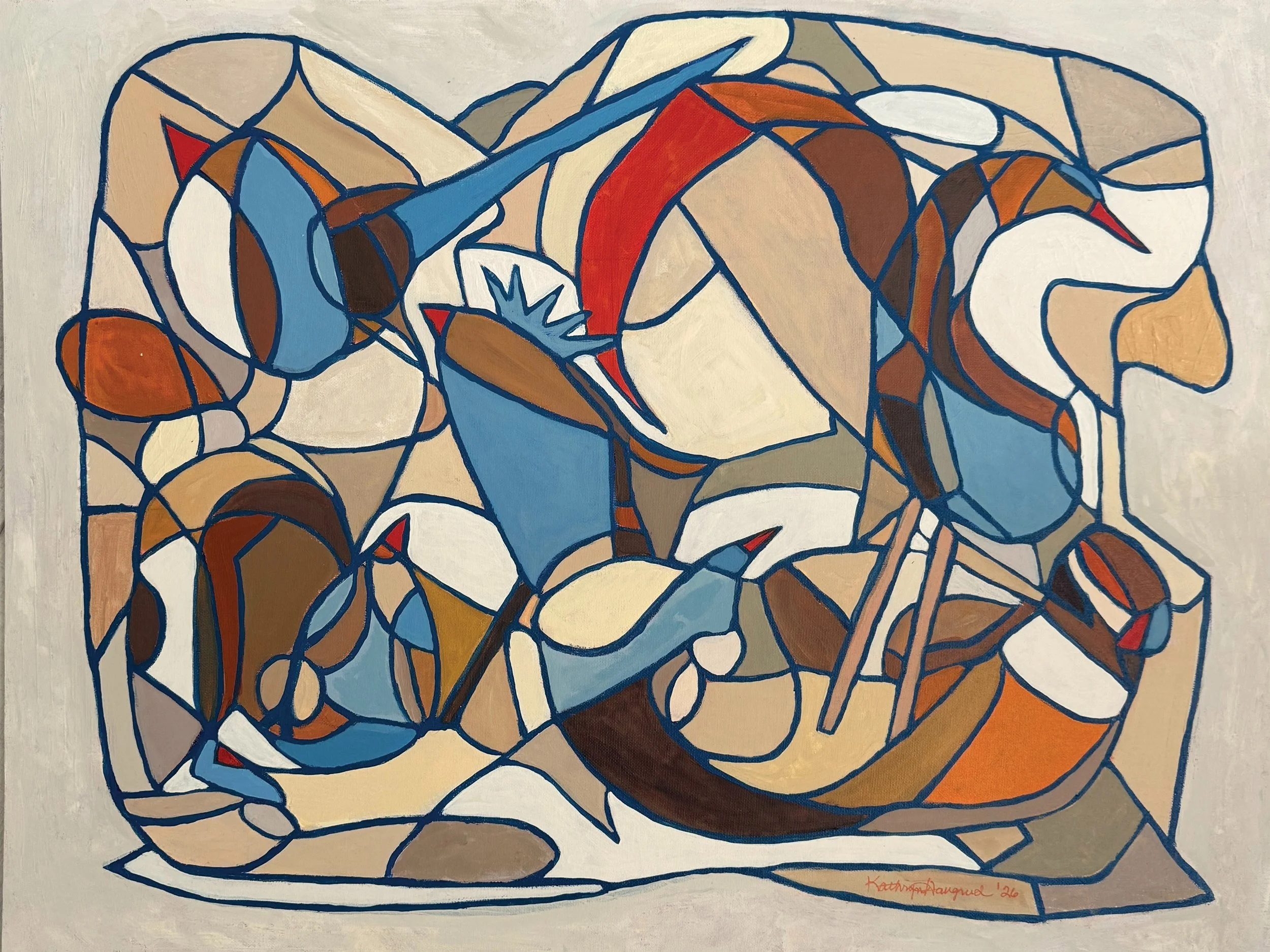 Brown Birds 12 x 16.JPG