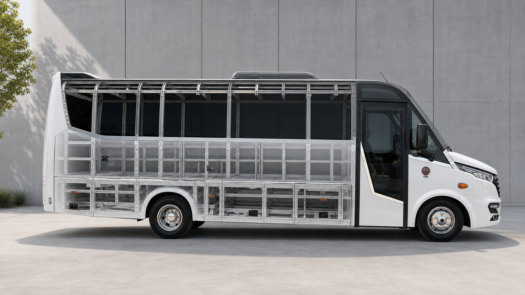 Body frame and structural layout engineering for bus and minibus projects
