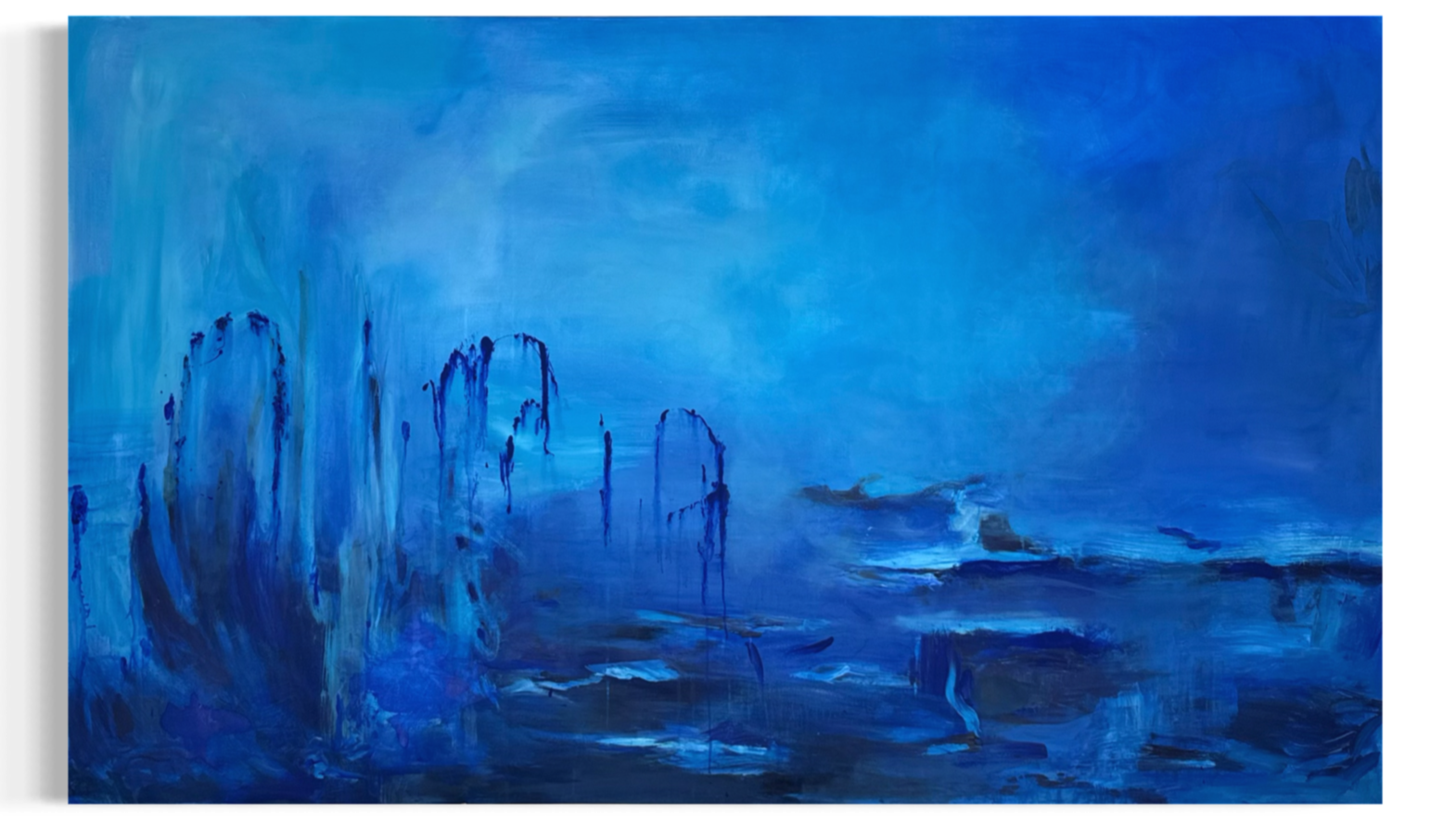 "Mystic blue"
120 x 200 cm 