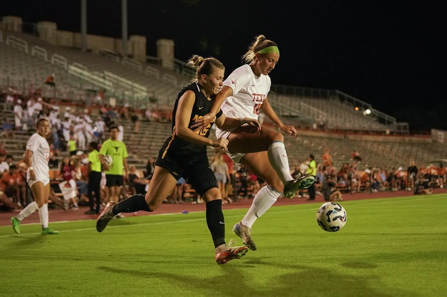 Texas Longhorns Soccer defeated Mizzou, 3-1, on Thursday, October 24, 2024. Following the game, a ceremony honoring Texas seniors was held.

shot for Texas Athletics