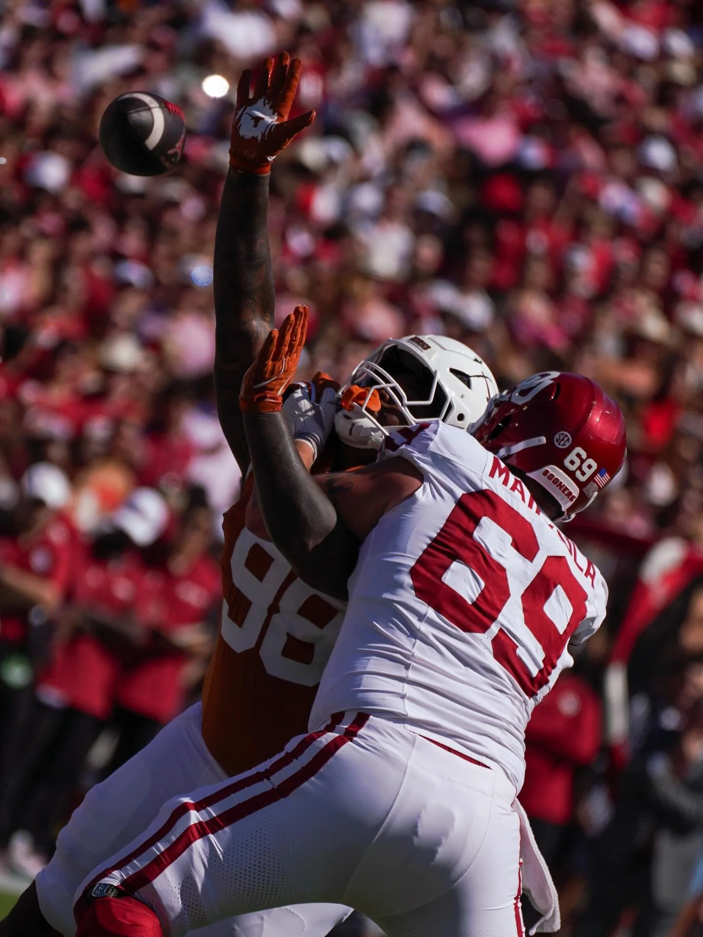 The Texas Longhorns faced the Oklahoma Sooners in the Red River Rivalry game on October 11, 2025. The Longhorns defeated the #6 ranked Sooners 23-6. 

Also a few photos from the State Fair of Texas!