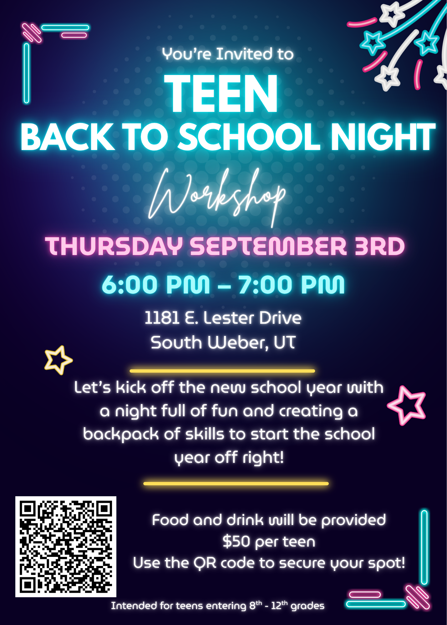 Confidence Redefined: Teen Back-to-School Night