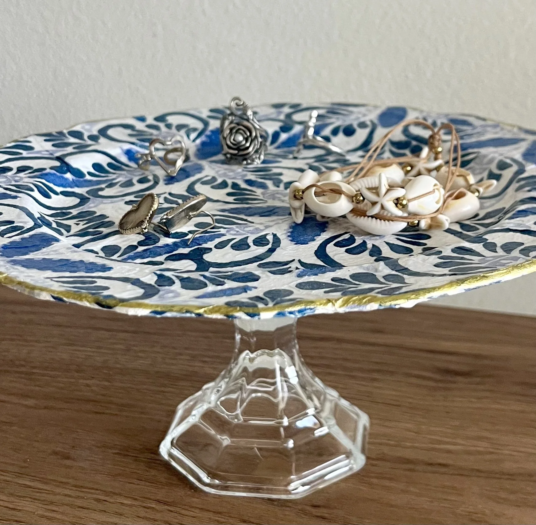 Decoupage Jewelry Stand