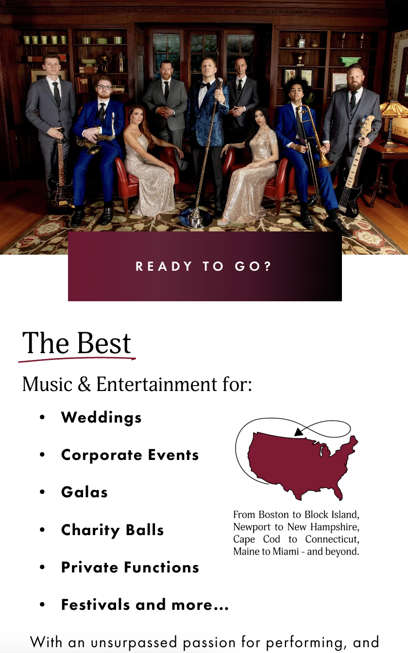 Homepage of Hot Mess Website!