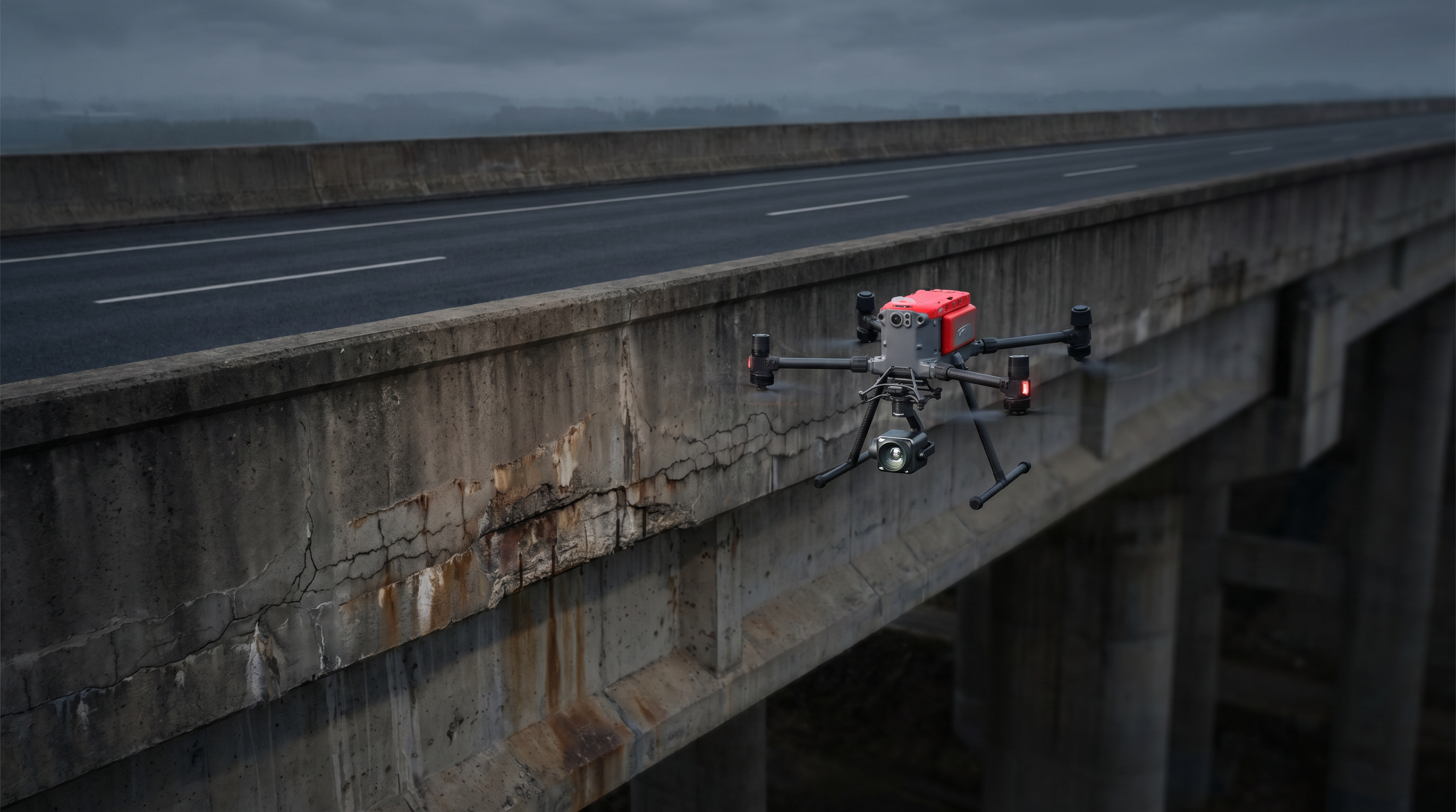 Road bridge inspection and condition reporting by DeepSky IQ