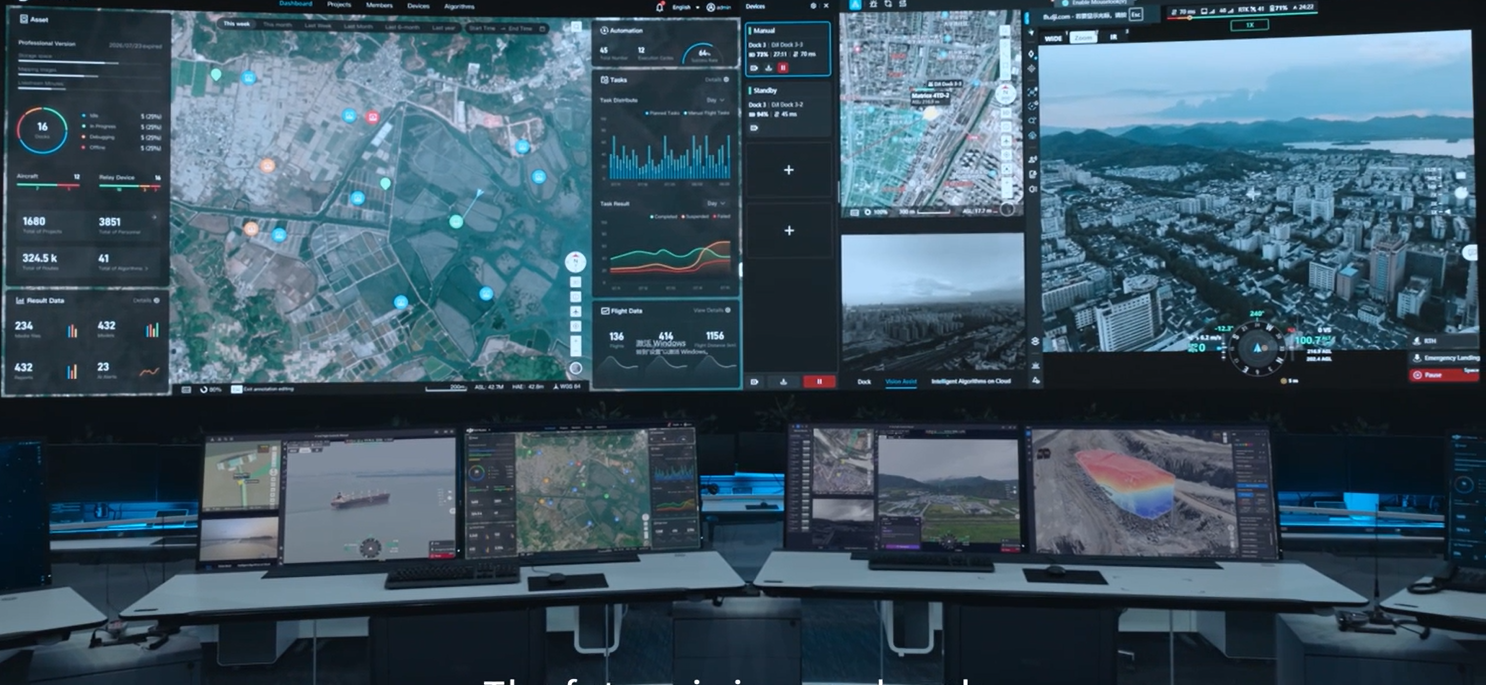 Remote drone operations centre by deepsky iq