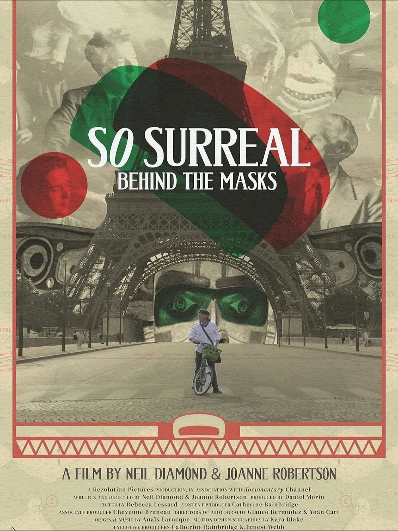We are making movie nights happen! 🎥 

Head to the Lester Centre on October 24th - doors at 6:30 pm and showing at 7 pm to see SO SURREAL: BEHIND THE MASKS (description below). We may have a change of scenery, but movie night prevails! Tickets are a