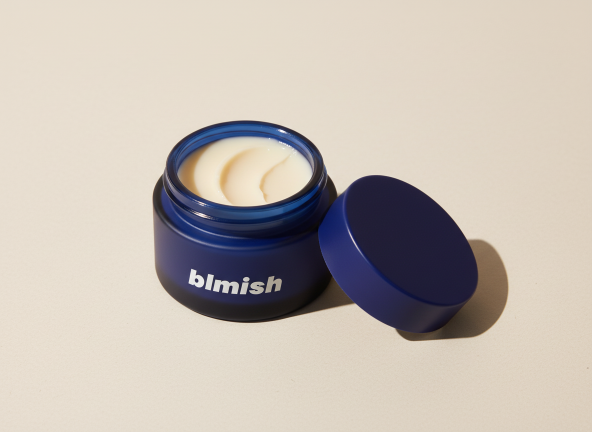 Firefly_A minimal skincare product from the brand Blmish opened to reveal a smooth balm textu 411424 (1).png