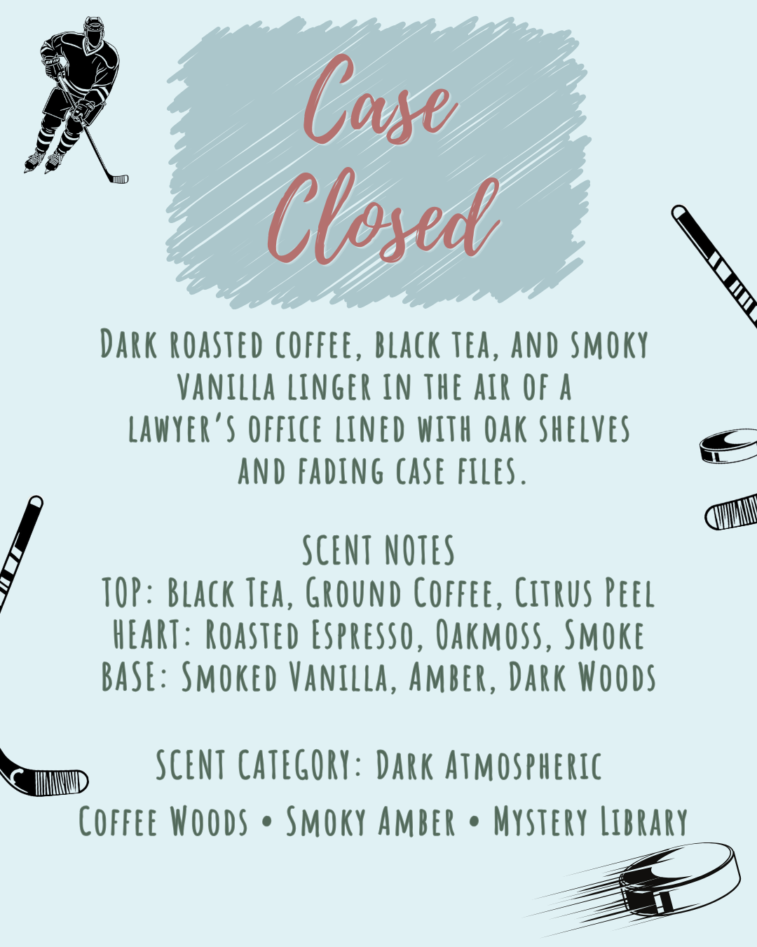 Case Closed 3oz Candle (Dark Roast and Smoky Vanilla)