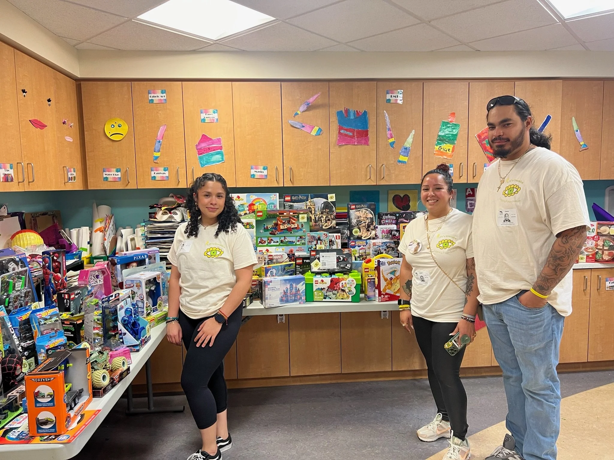 LIVS Creative Legacy Team with Toys at Spring Toy Drive at Children's Hospital in Washington, D.C.