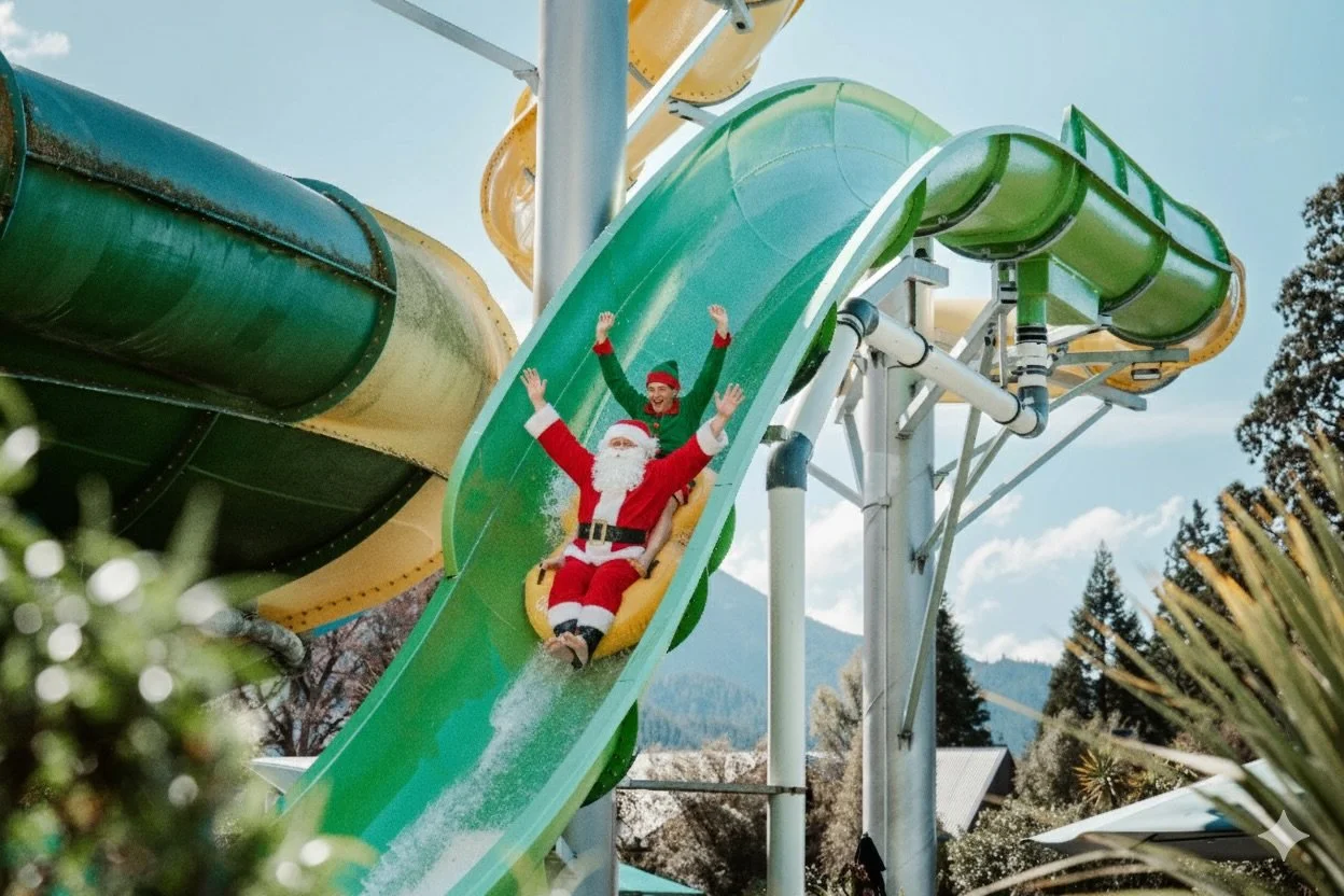 Looks like Santa&rsquo;s in Hanmer 🎅

The Summer holidays are filling up at Redwood Cosy but we do have some space available if you&rsquo;re looking for an easy getaway. 

Book via our website or enquire with a email.