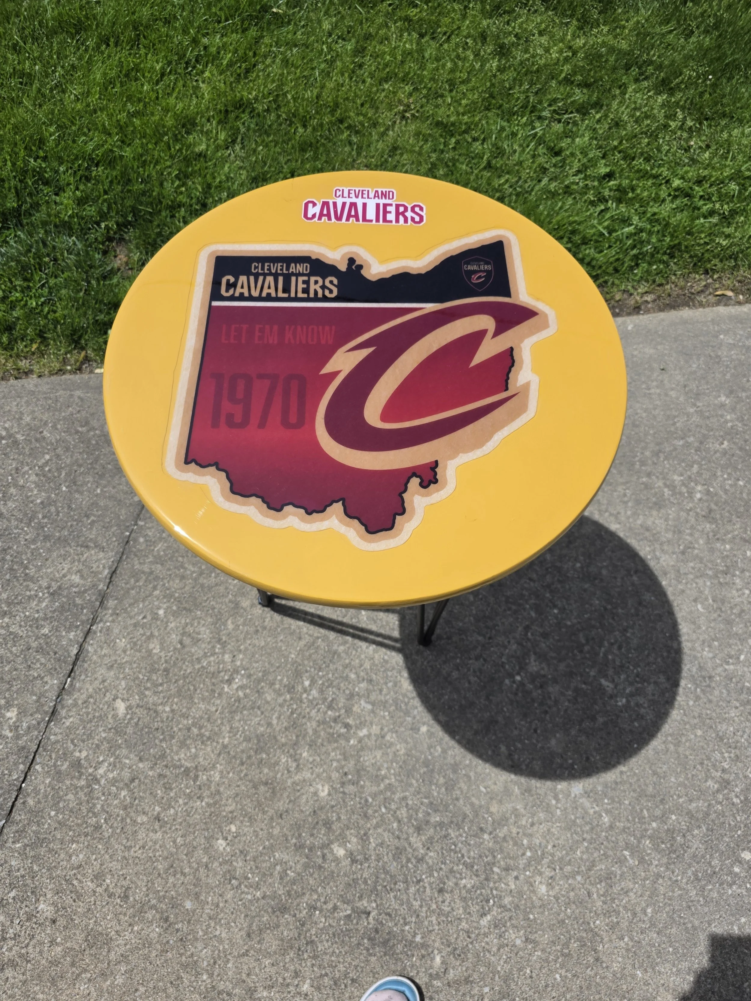 Cavs Accent Table