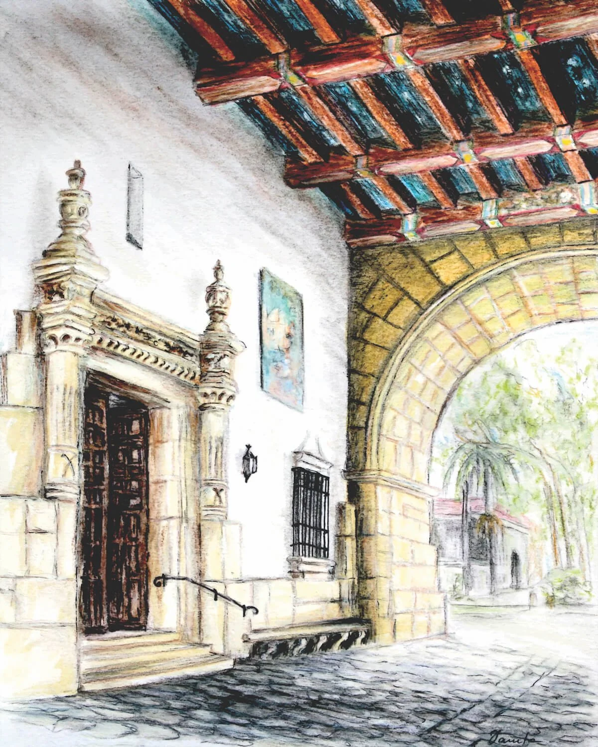 Santa Barbara Courthouse Arch