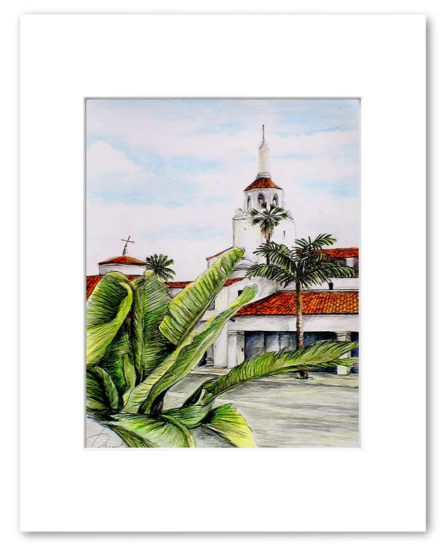 Tropical View- Arlington Theater Santa Barbara