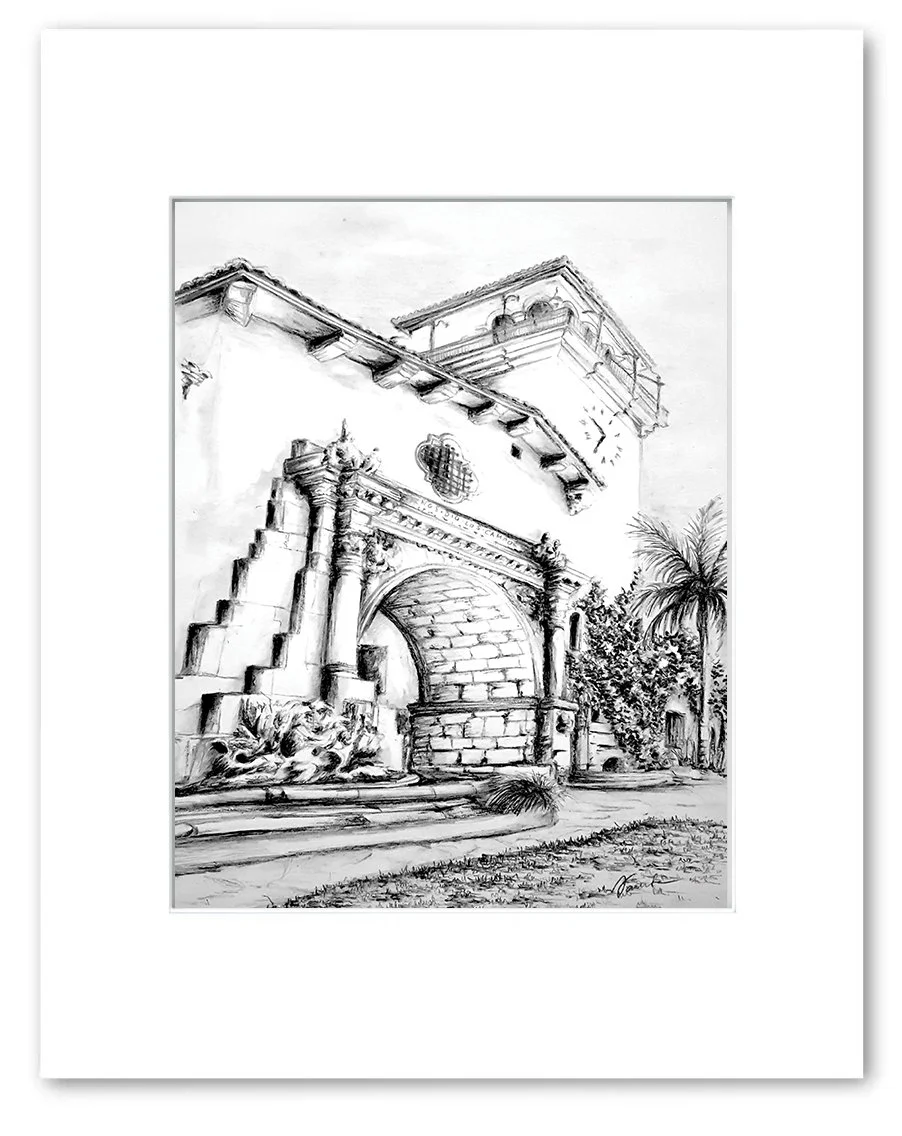 Courthouse corner - BW