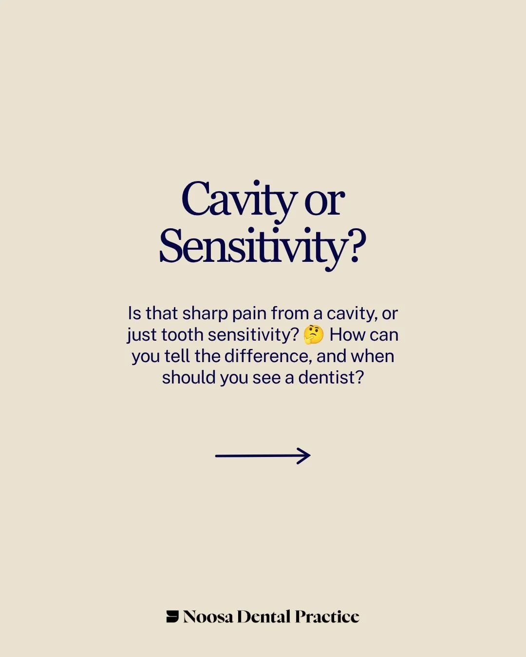Is it a cavity&hellip; or just sensitivity? 🦷

Not all tooth pain means the same thing. 

The best way to know for sure? Book a dental check-up and let us take a closer look.

#dental #dentistry #smile #cavity #toothsensitivity