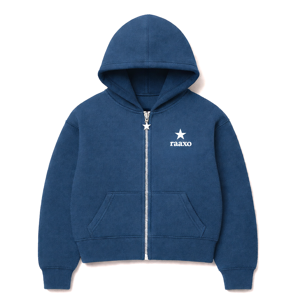 Raaxo Boxy Zip Hoodie