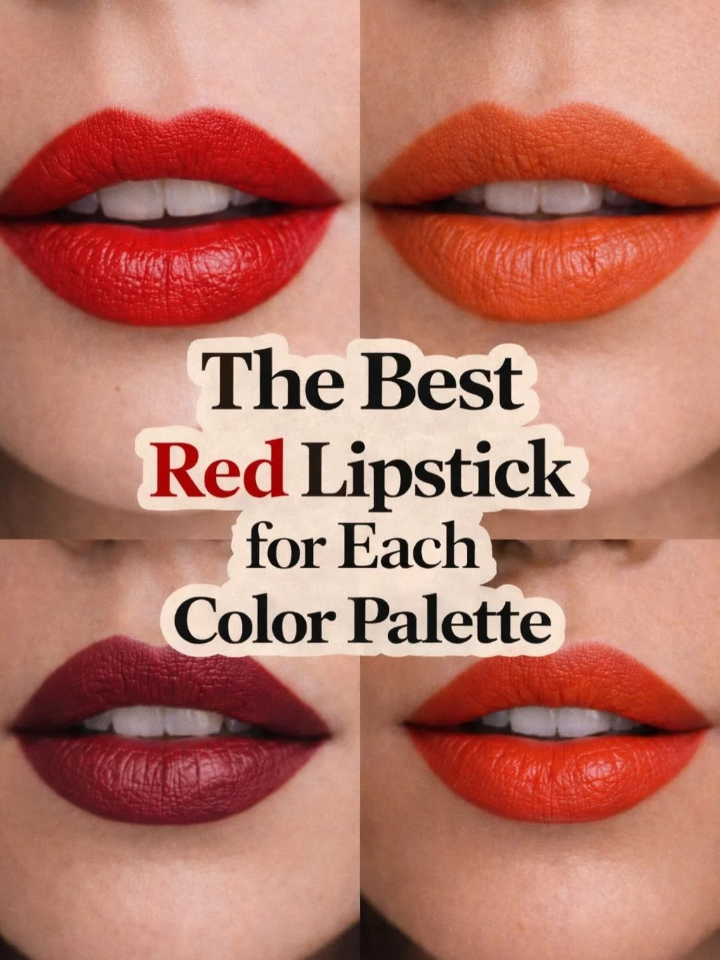 💄 Red lipstick isn&rsquo;t one-shade-fits-all.
The magic happens when hair depth + undertone meet the right red.
Which red is yours?