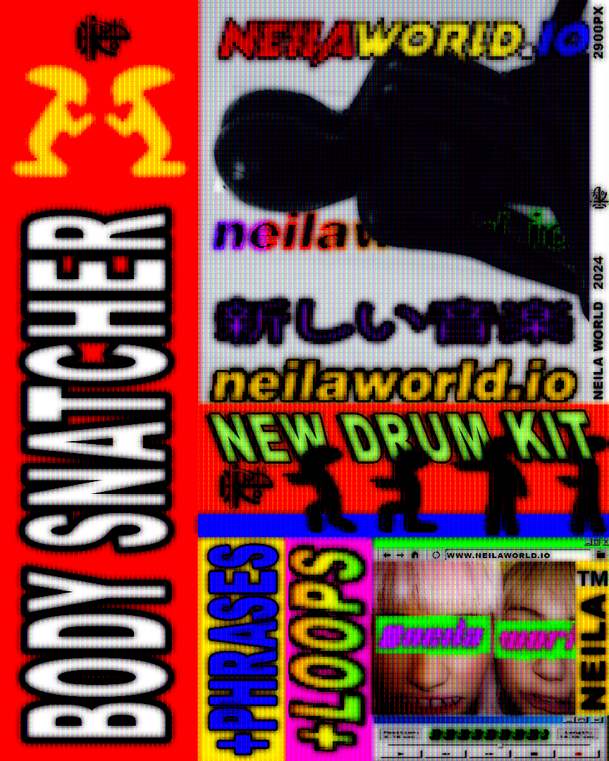'BODY SNATCHERS'
NEILAWORLD DRUM KIT (ALTERNATIVE)
2024