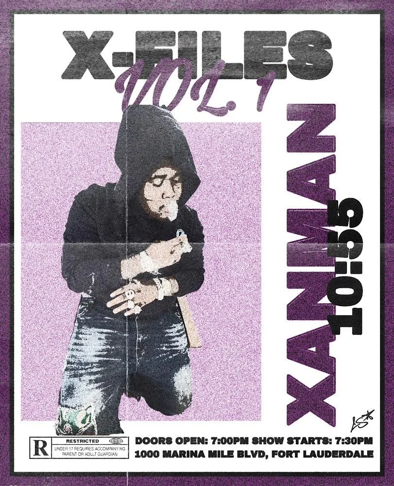 'XFILES' PROMONTIONAL FLYER
XANMAN
PHOTOSHOP
2024

