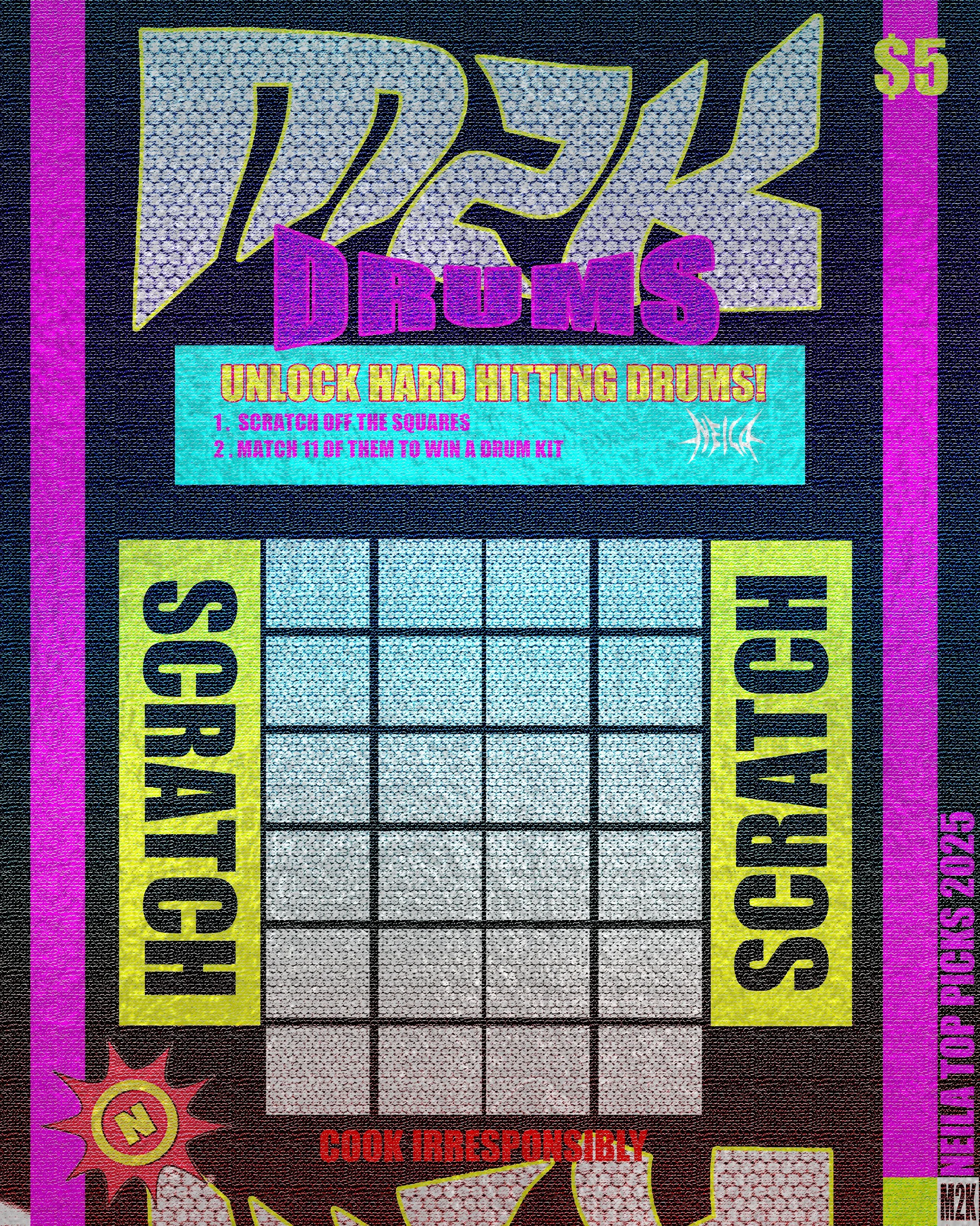 'TOP PICKS - M2K DRUMS
DIGITAL COLLAGE
2025