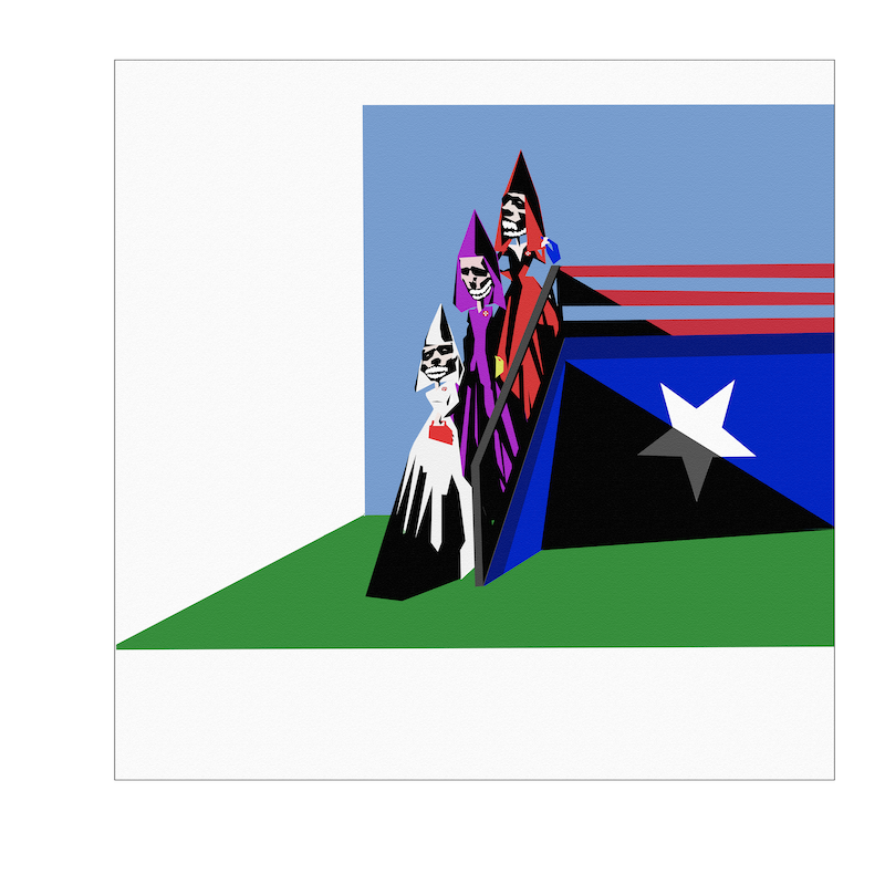 'KKKUENS" digital illustration 2025