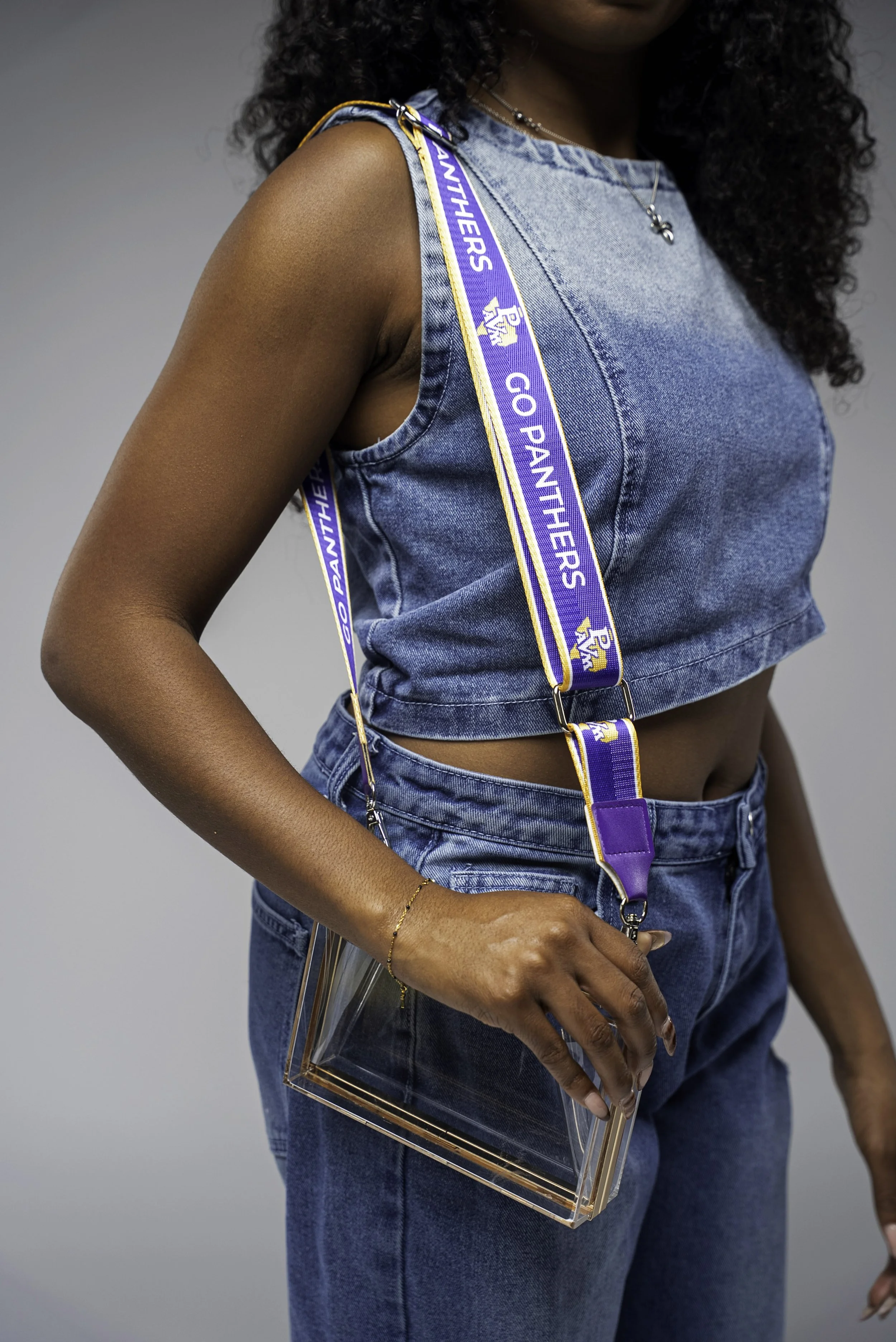 Go Panthers Purse Straps