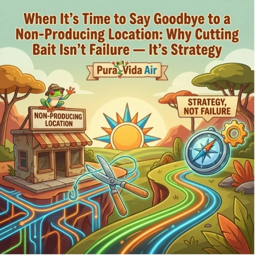 When It's Time to Say Goodbye to a Non-Producing Location: Why Cutting Bait Isn't Failure , It's Strategy.