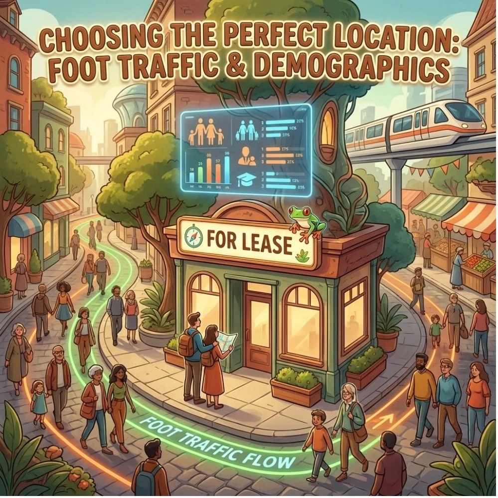 Choosing the Perfect Location: Foot Traffic &amp; Demographics