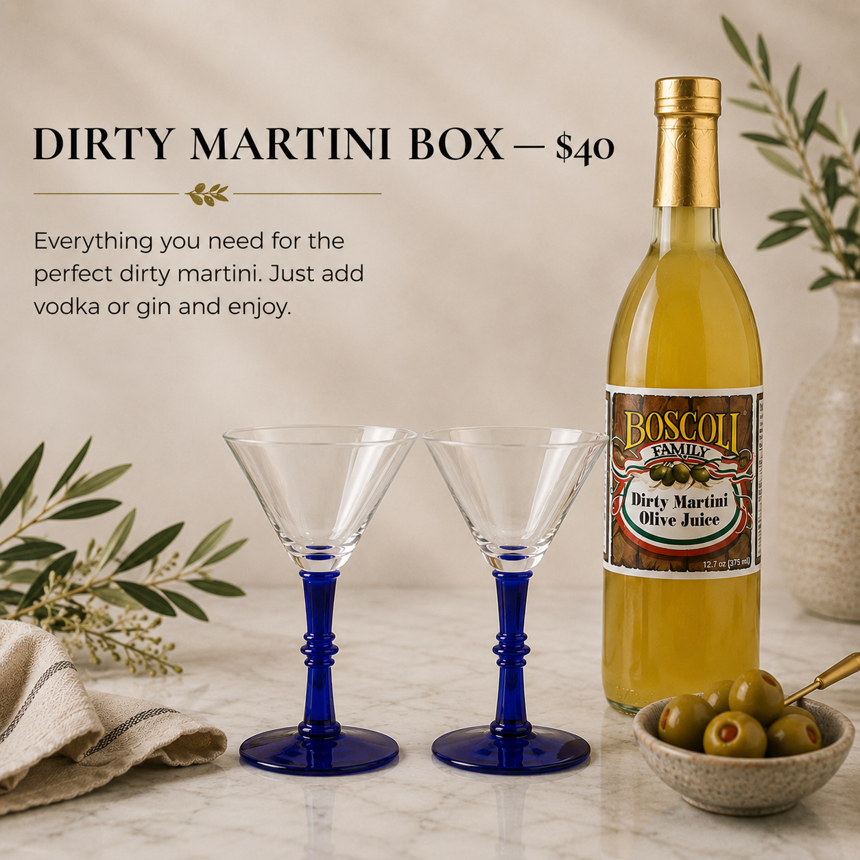 Dirty Martini Box