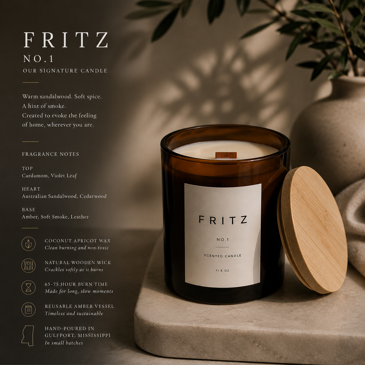 FRITZ No.1 Signature Candle