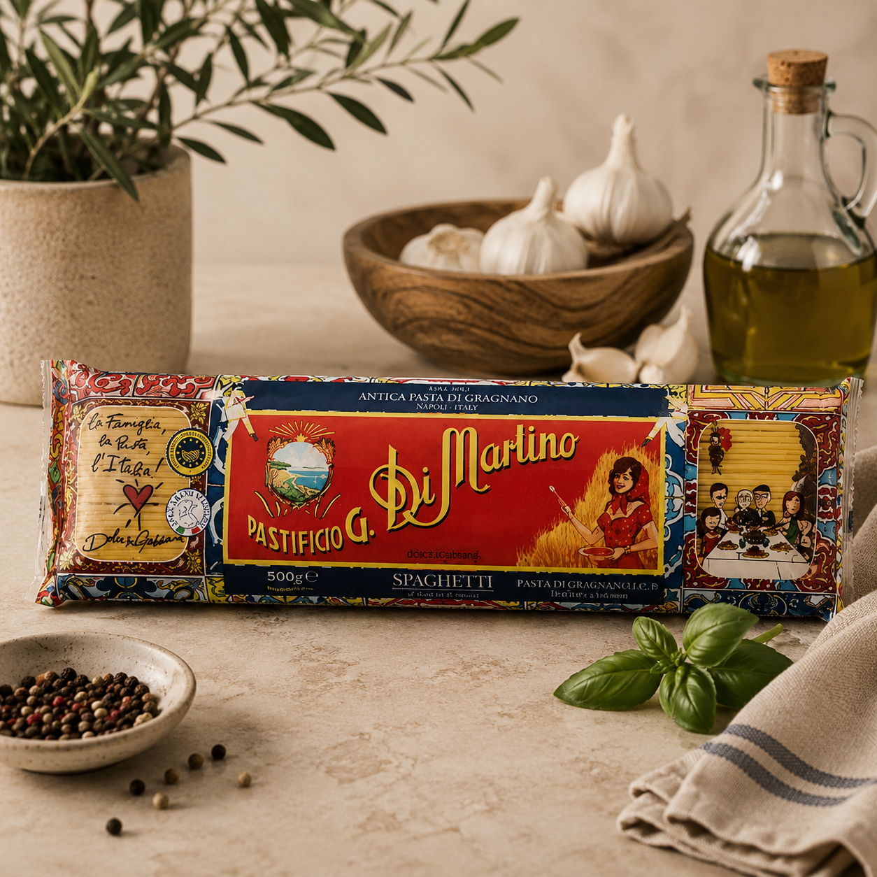 Spaghetti in D&G Packaging By Pastificio Di Martino