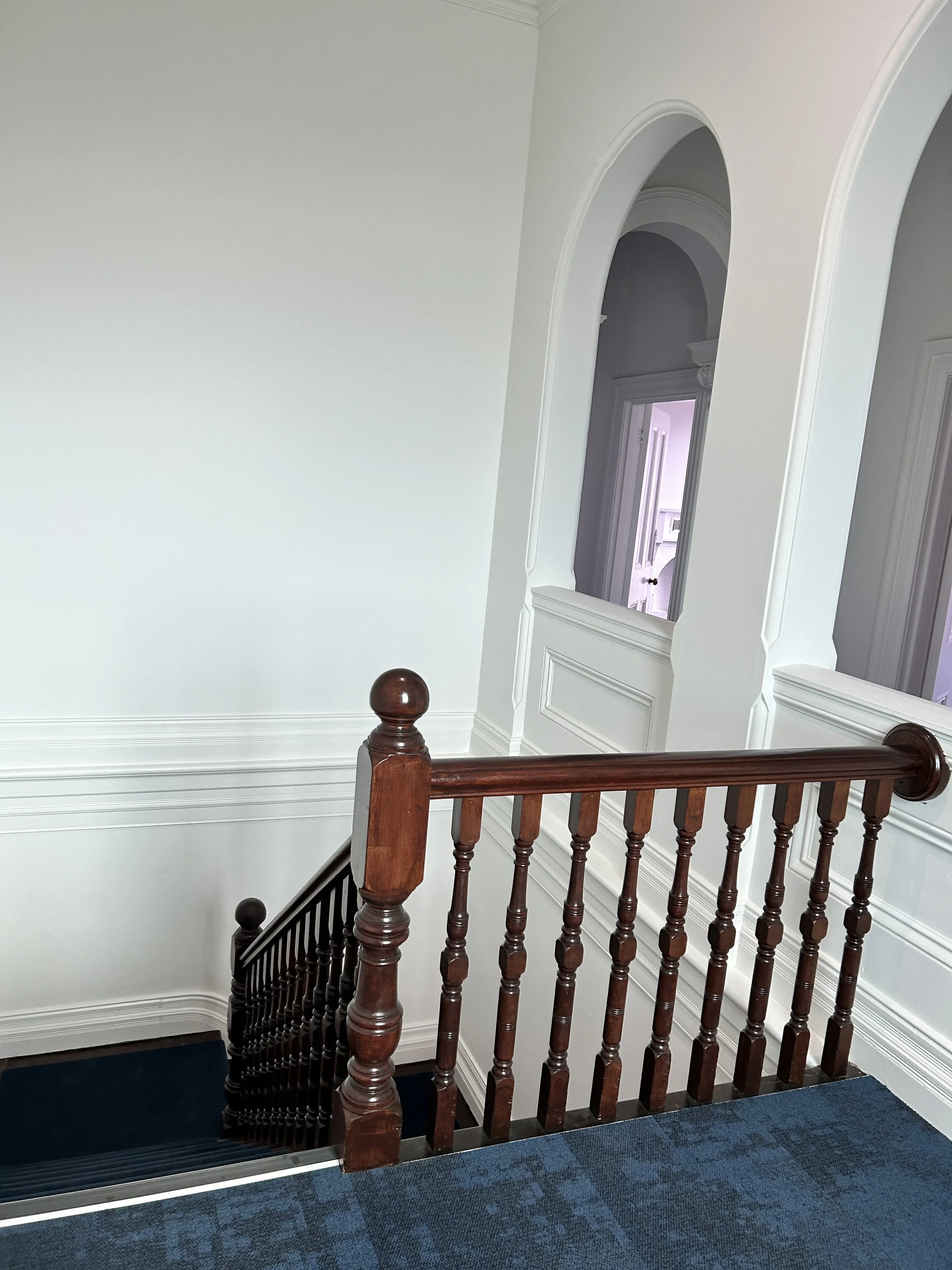 Brooks Lawyers Staircase Landing First Floor. Renovation of Old Post Office Yarrawonga