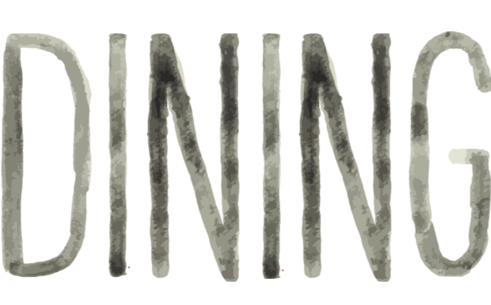 The word 'DRINKING' depicted in large, weathered, grayish block letters.