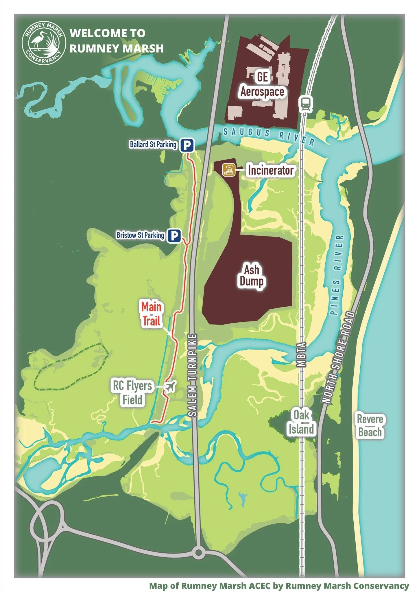 Map of Rumney Marsh ACEC