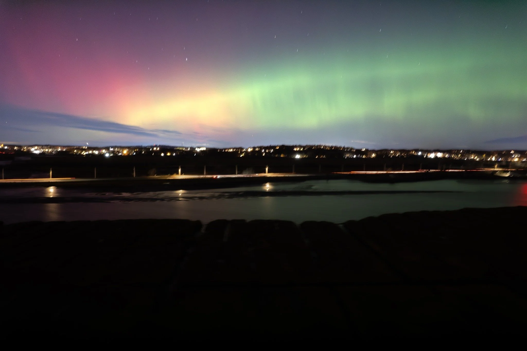 Aurora over Rumney Marsh